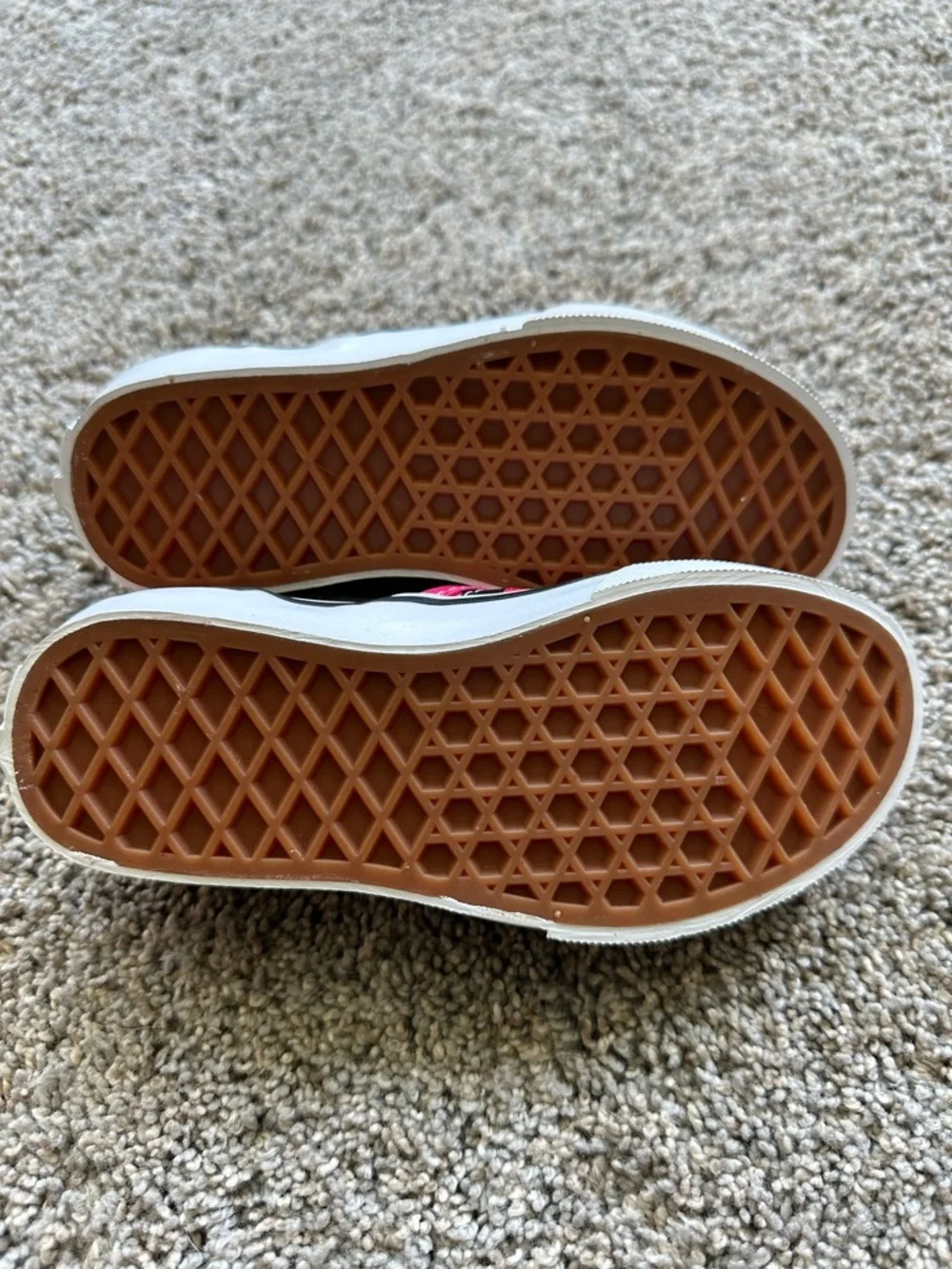 Little kids size 12 slip on vans. Hot pink and black checkers. Brand new! - Picture 2 of 5